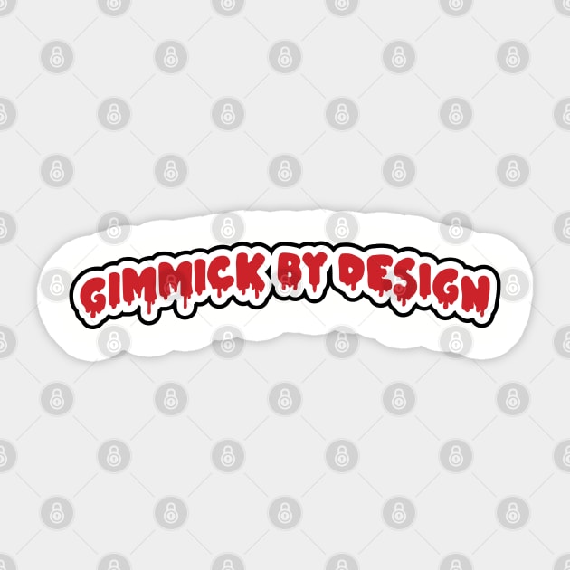 Gimmick By Design Logo Garbage Pail Variant Sticker by Gimmickbydesign